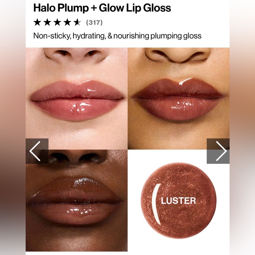 Smashbox Halo Plump + Glow Lip Gloss luster new in box - Picture 2 of 3